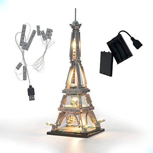 USB Powered LED Light Kit for Lego 21019 The Eiffel Tower 